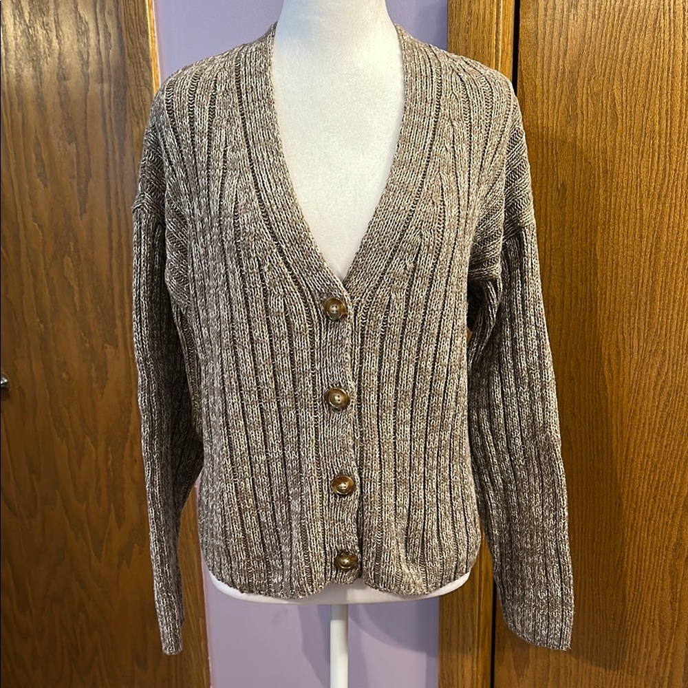 A New Day Women's Brown Knit Sweater size small.